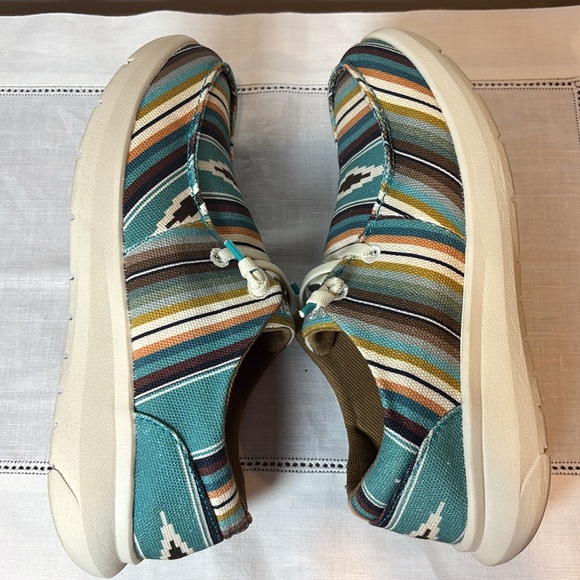 Ariat Hilo Women's Size 6 B Turquoise Serape - Picture 5 of 9